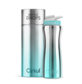 Limited Edition: 22oz. Cyan DuoChrome Stainless Steel Bottle & Lid