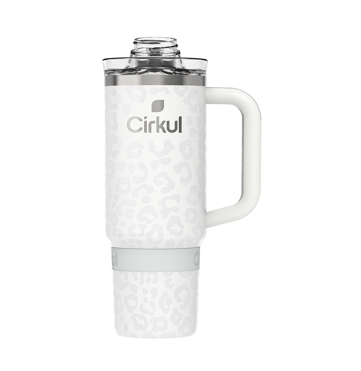 CX: Limited Edition: 30oz. Cream Leopard Travel StrawSip™ Tumbler
